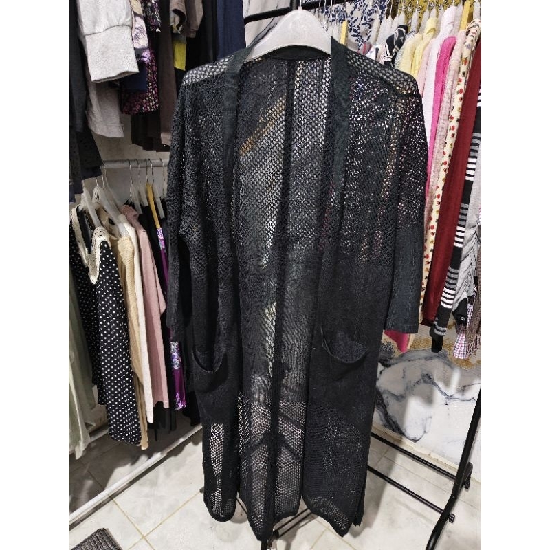 Cardigan panjang rajut korea style