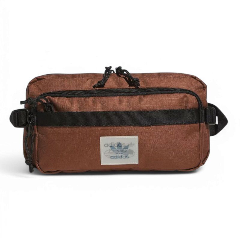 Tas Selempang, Adidas Rectangle 2.0 Brown Crossbody Bag100%Original