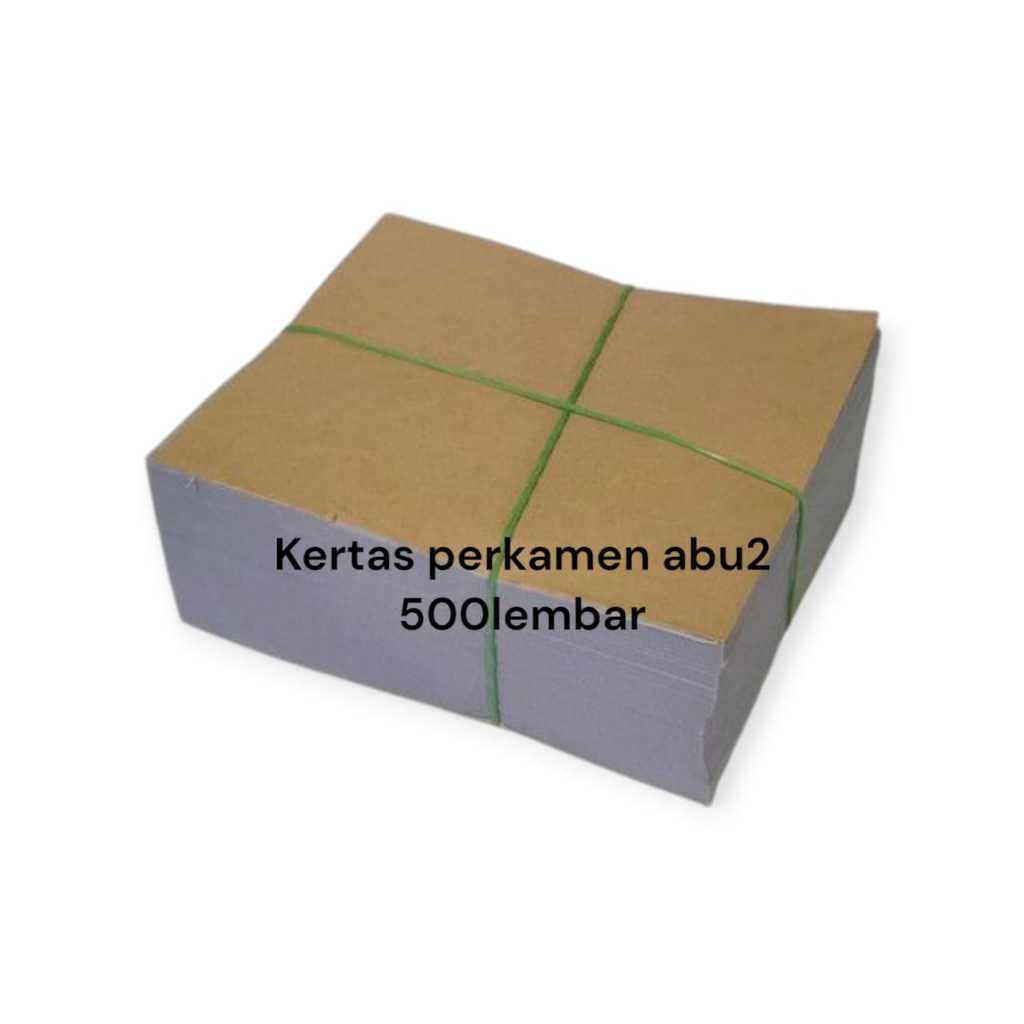 

Kertas perkamen abu-abu isi 500lembar/kertas puyer/perkamen