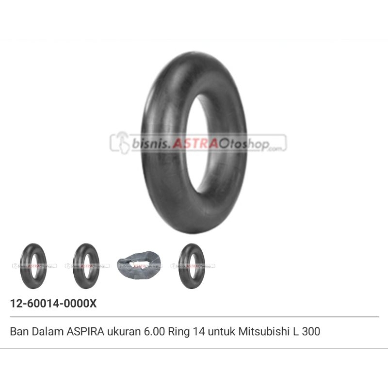 ban dalam mobil ring 14 ori astra