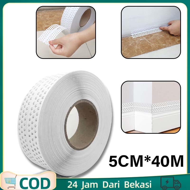 Corner Bead Sudut Tembok 4000cmx5cm Pvc Corner Bead Sudutan Tembo / Sudutan Luar Inner Bead Untuk Su