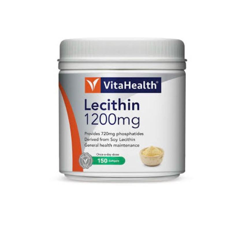 VITAHEALTH LECITHIN 1200MG ISI 150 SOFTGEL ORIGINAL CANADA