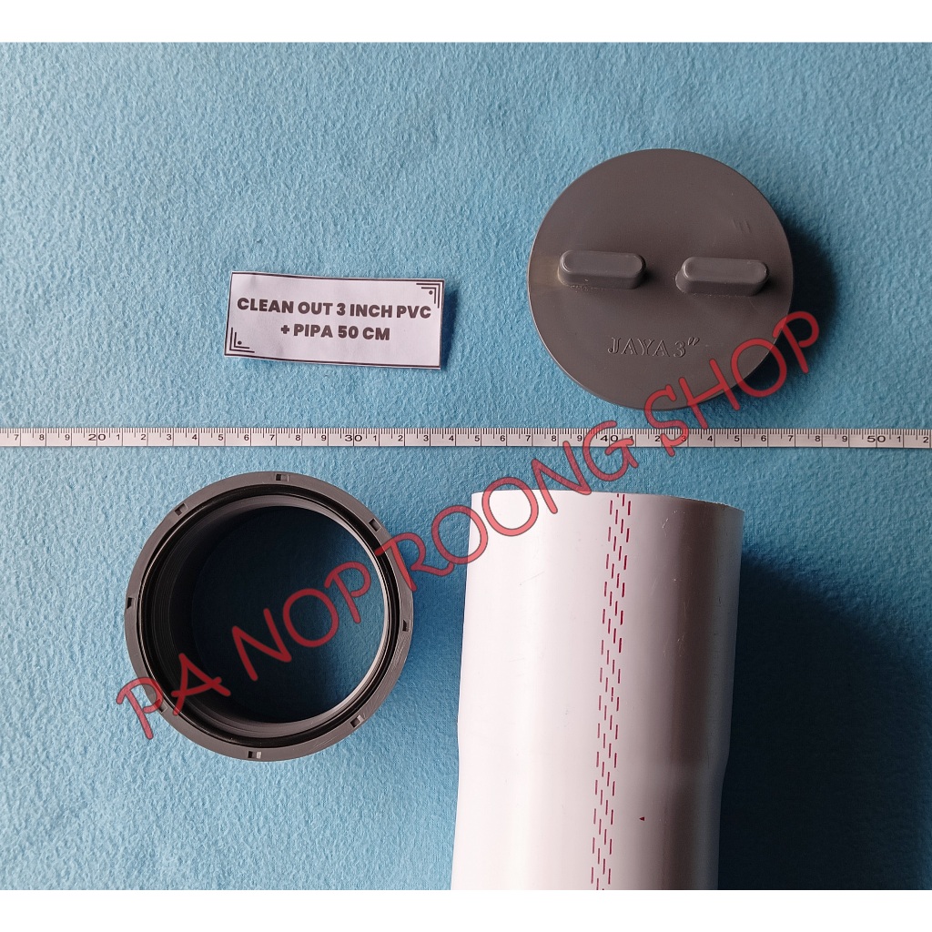 CLEAN OUT 3 INCH PVC + PIPA 50CM