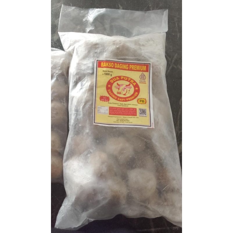 

bakso premium dua putra 1kg dan 500g