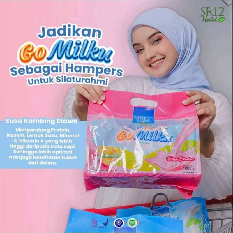 

GoMilku Sachet 1 Renceng isi 10 Sachet