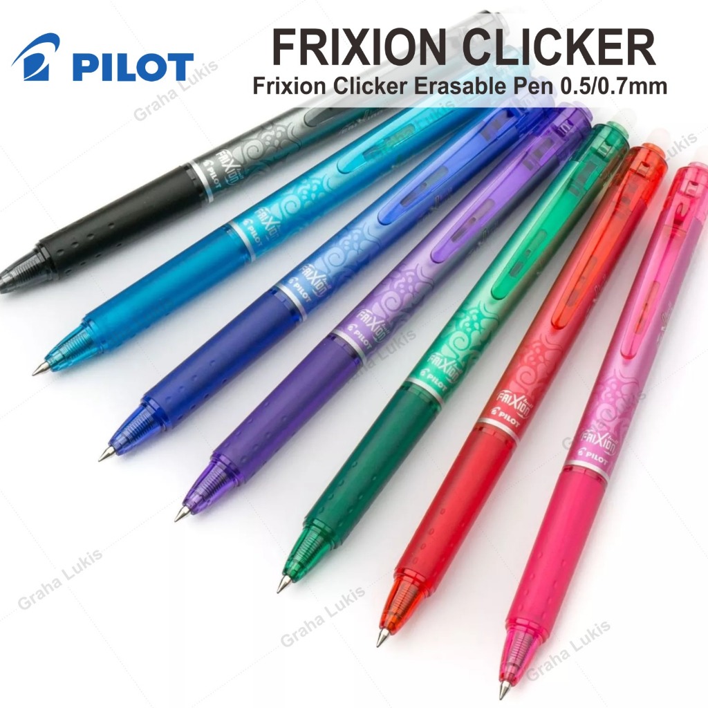 

RK Pilot Frixion Clicker Erasable Pen 0.5/0.7mm