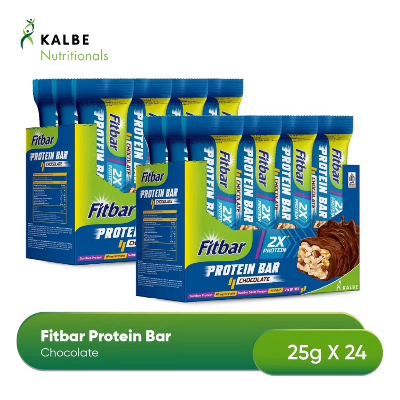

[2 Pack] Fitbar Protein Chocolate 2x12x25gr