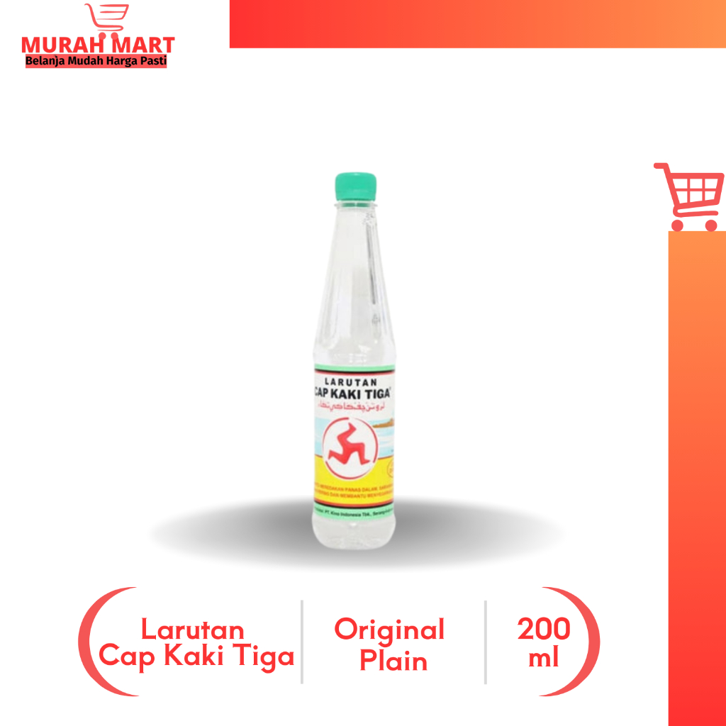 

Larutan Cap Kaki Tiga Original Plain 200ml