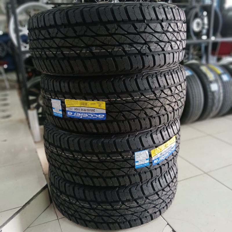 Ban mobil ukuran standart pajero fortuner 265/60 r18 Accelera omikcron at ban 265 60 r18