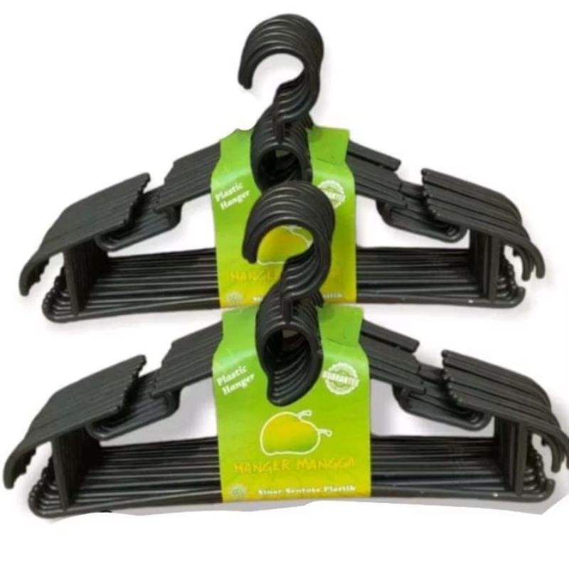 Hanger plastik tebal/ Gantungan baju