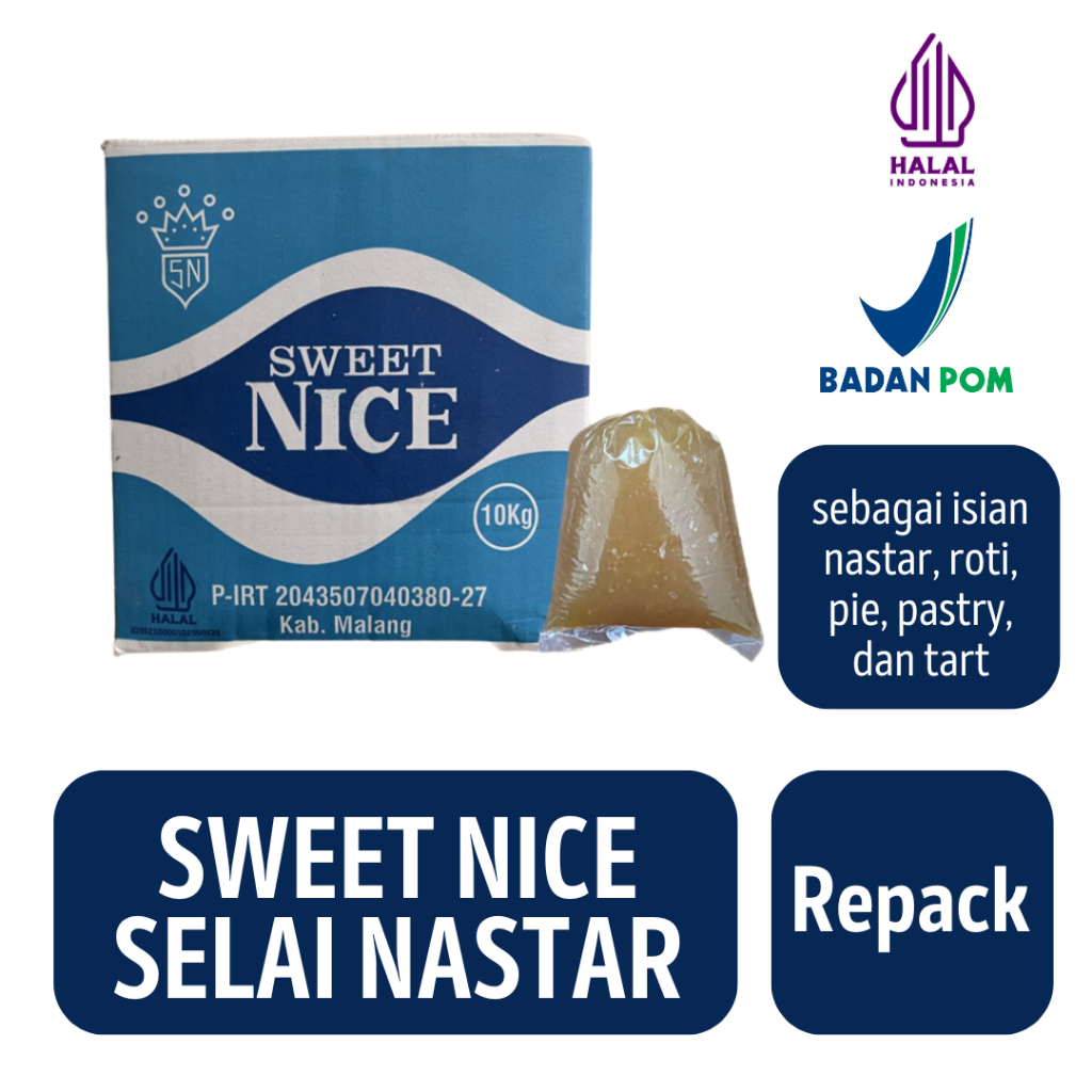 

Sweet Nice Selai Nastar [250GR, 500 GR, 1KG]