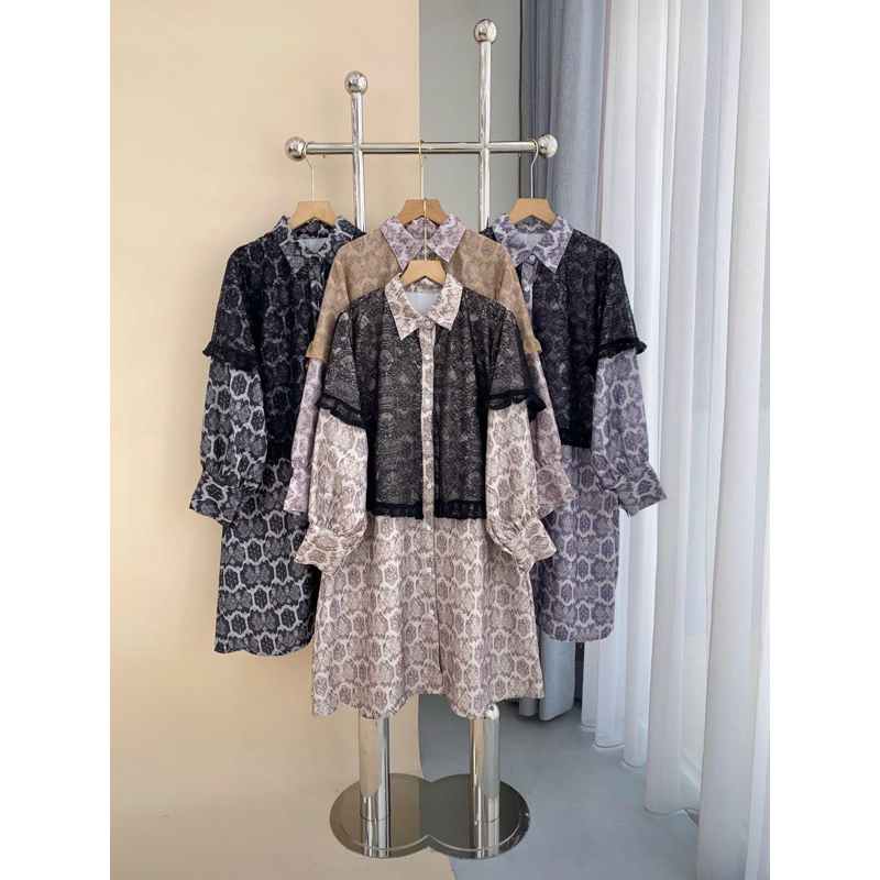 Tunik Motif / Tunik Satin