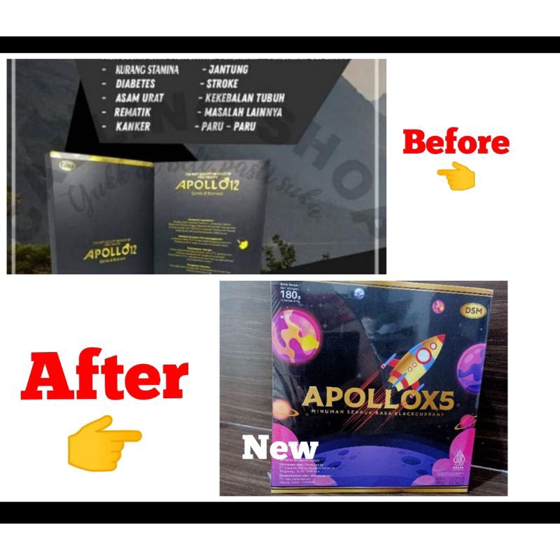 APOLLO 12  menjadi apollo x5