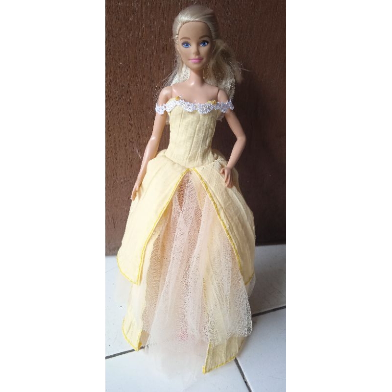 baju barbie mattel handmade belle edition