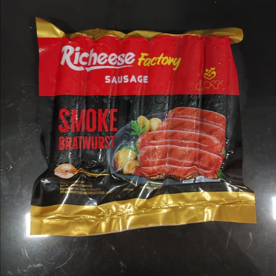 

Richeese smoked bratwurst sosis 360 gr