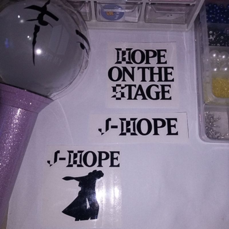 

cutting sticker armybomb jhope hope one the stage