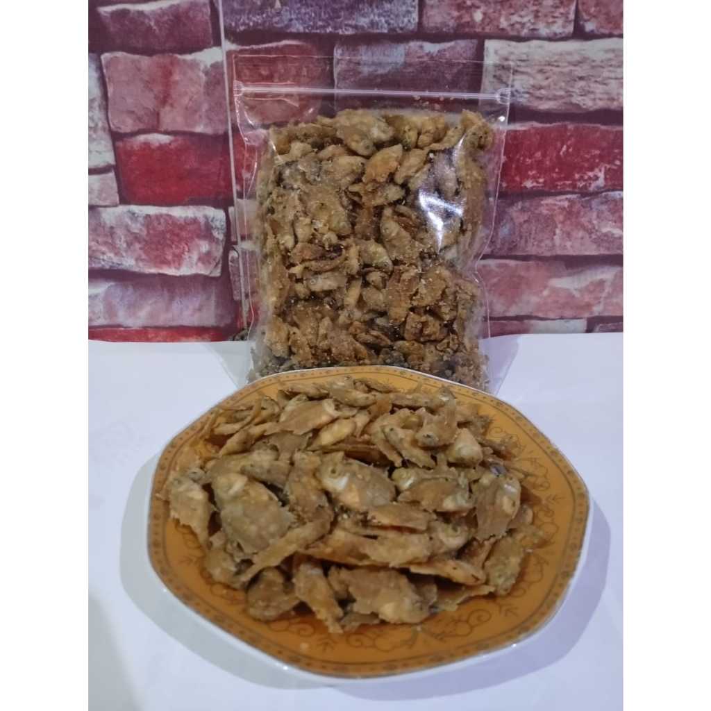 

KERIPIK BABY FISH GURIH CRISPY +- 100 GRAM (pouch) / Baby fish Halal, Rasa Original