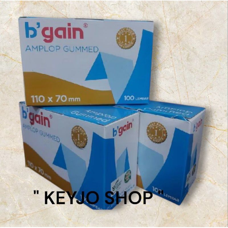 

Amplop kecil b' gain 110 x 70mm (isi 100 lembar)