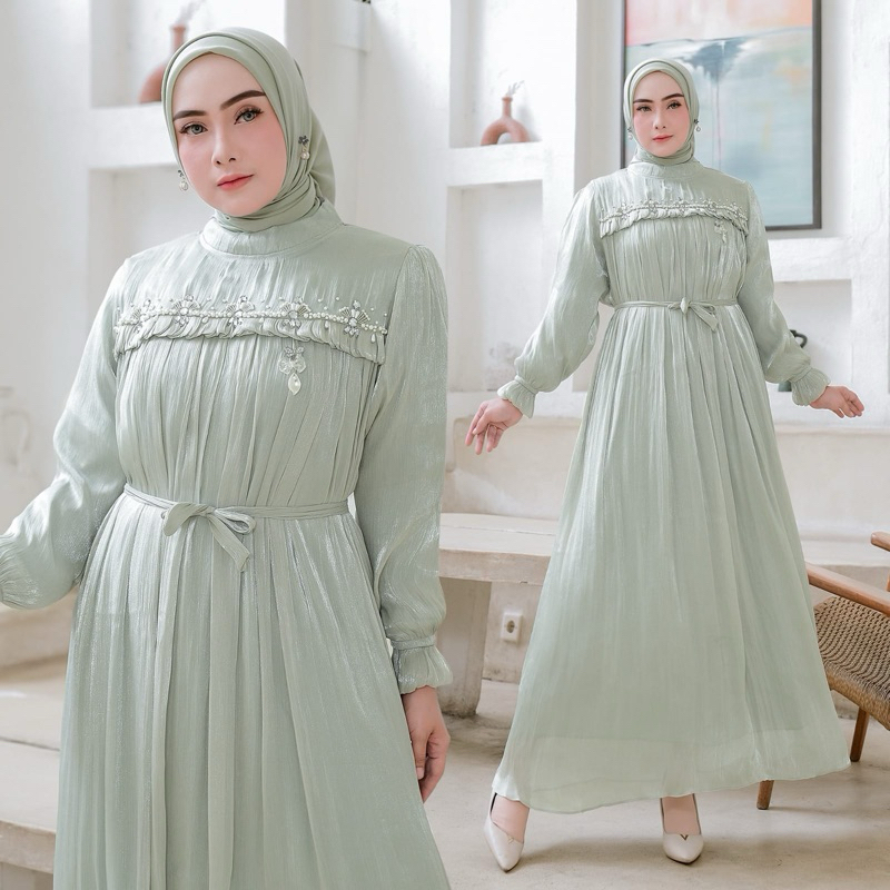 baju lebaran gamis import premium 2025