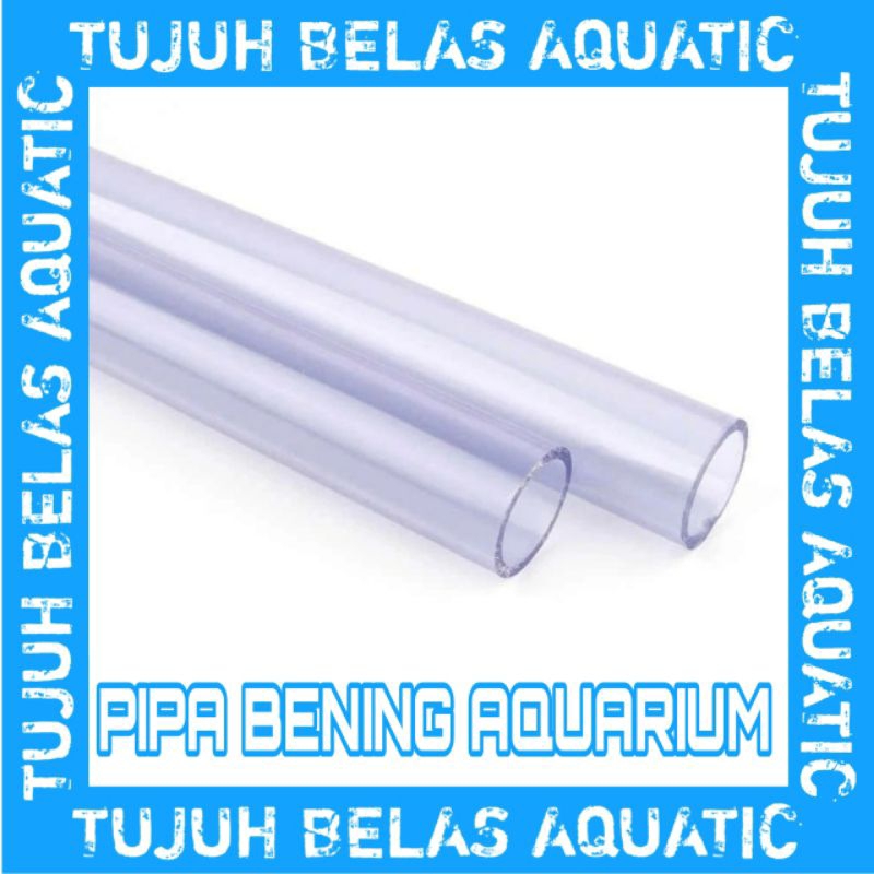 pipa bening 1 meter aquarium aquascape