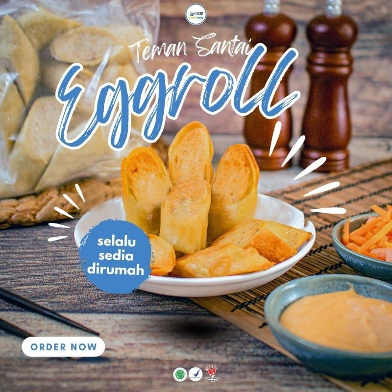 

FROZEN Chicken Eggroll 250gr Prima PSN Frozen Food