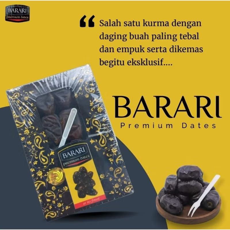 

Kurma barari premium dates kurma bam barari berat 600gr per box