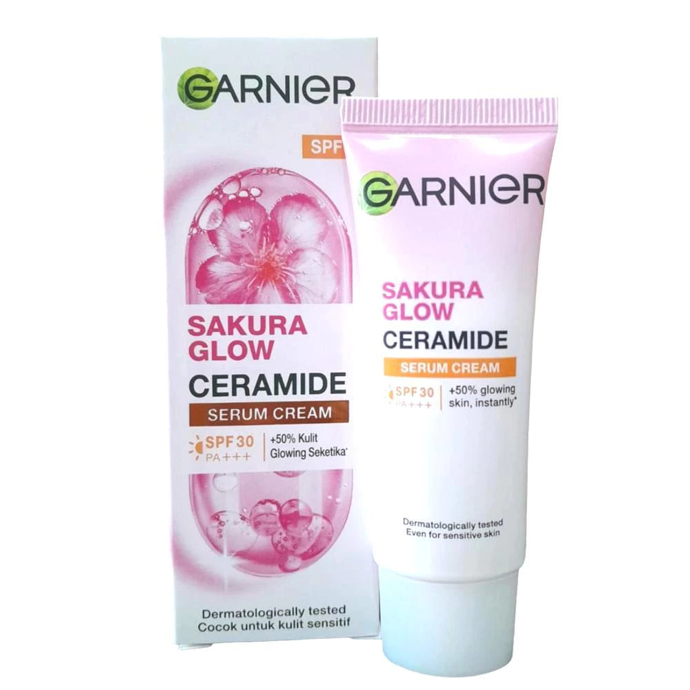 LADY LOOK | Garnier Sakura Glow Ceramide Serum Cream SPF30 20ML