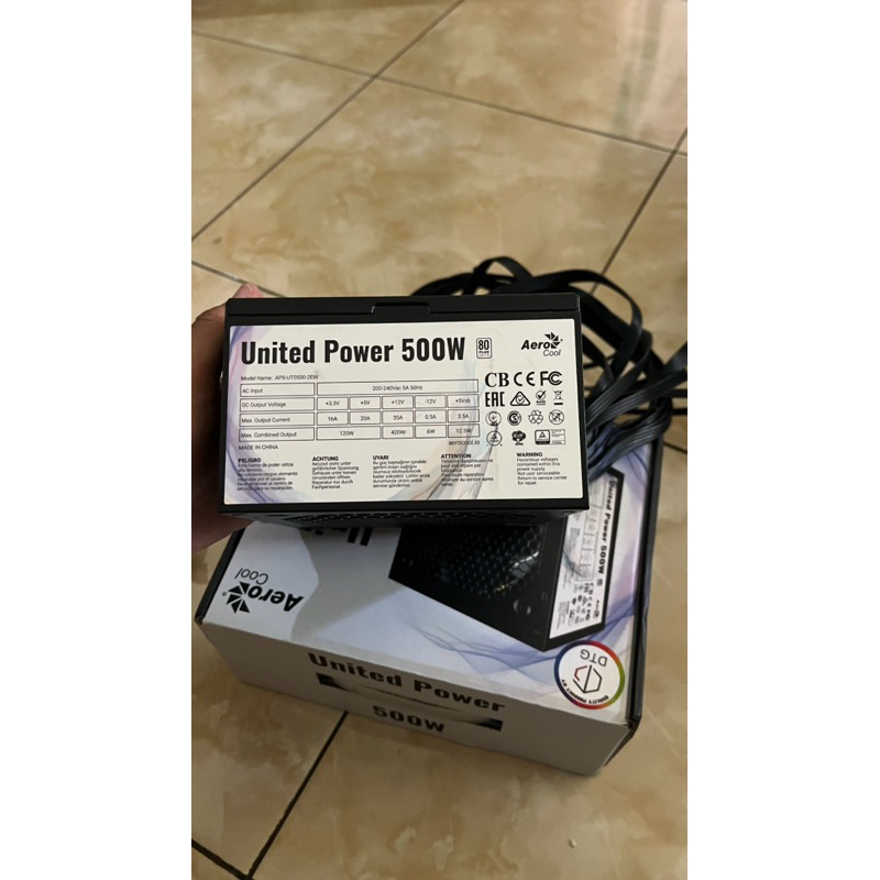 PSU Aerocool 500W 80+