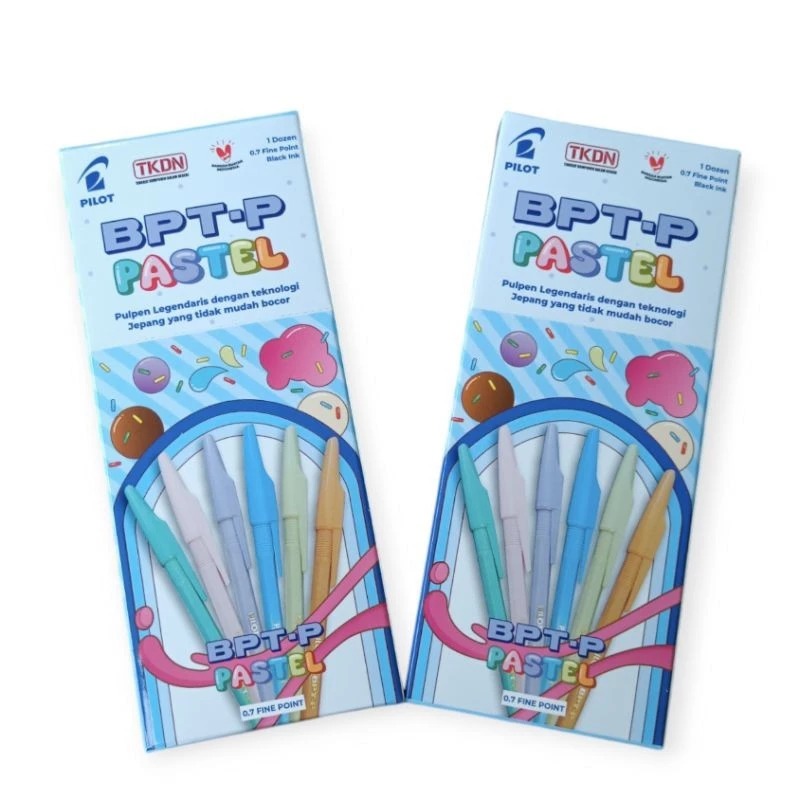 

NEW Pulpen PILOT BPT-P Pastel 0.7Fine (1Pak/12Pcs)