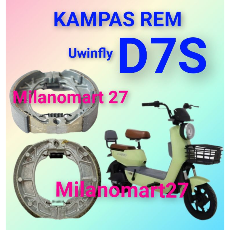 kampas rem uwinfly D7S kampas rem sepeda listrik uwinfly d7s
