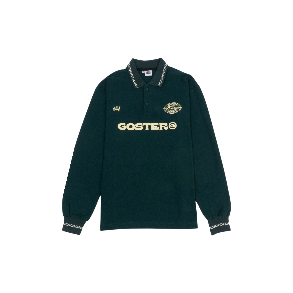 Goster Vintage Rugby Polo Shirt - Alabama Green