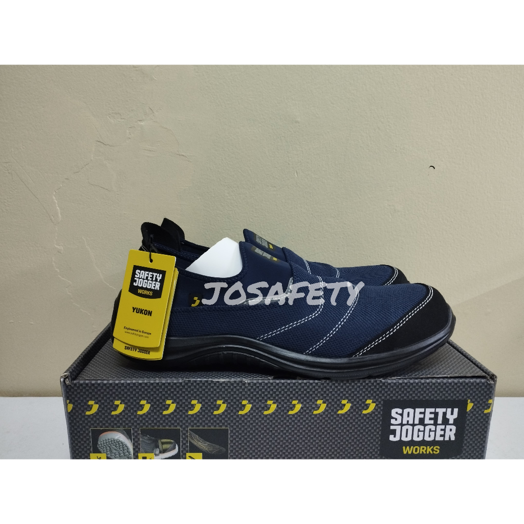 Sepatu Safety Jogger Yukon Blue S1P