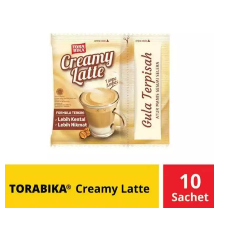 

TORABIKA CREAMY LATTE / 1 RENCENG ISI 10 PCS / 25gr