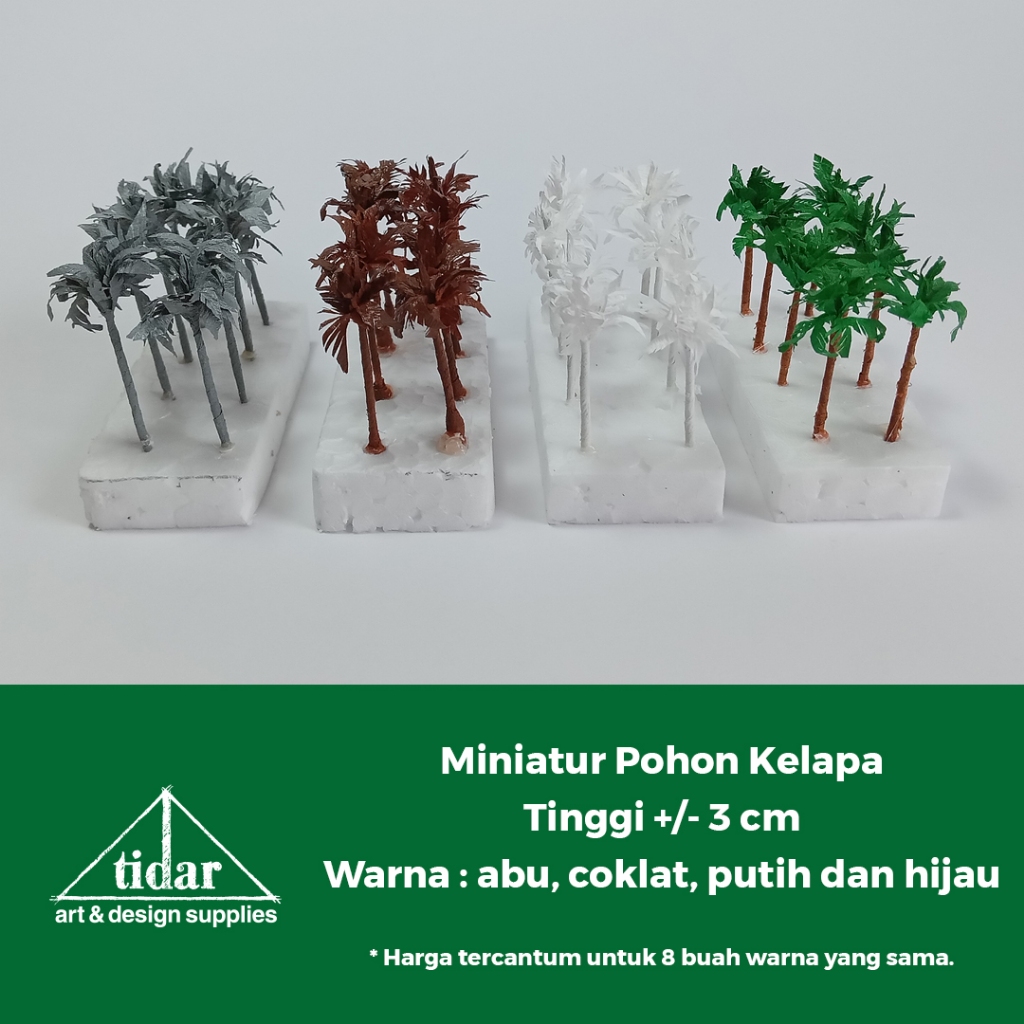 

[MR] MH - Miniatur Maket Pohon Kelapa Tinggi 3 cm / Coconut Tree
