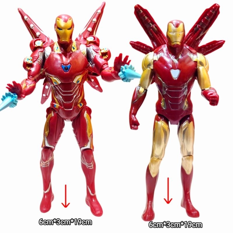 Action Figure Ironman Mark 50 Nano Weapon Ironman Avengers Mainan Anak Ironman