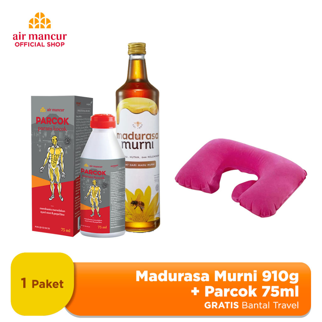

Madurasa Murni 910gr + Parcok 75ml Free Bantal Travel