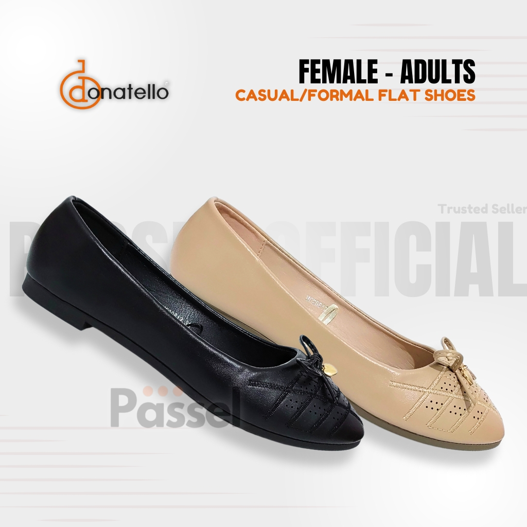 Passel x Donatello Sz. 36-41 Pointed Toe Flat / Sepatu Wanita Slip On Flat Shoes | MC20812