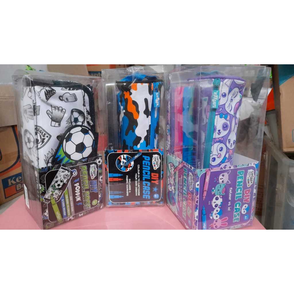 

SMIGGLE FUNKY DIY KITS PENCIL CASE - TEMPAT PENSIL SMIGGLE