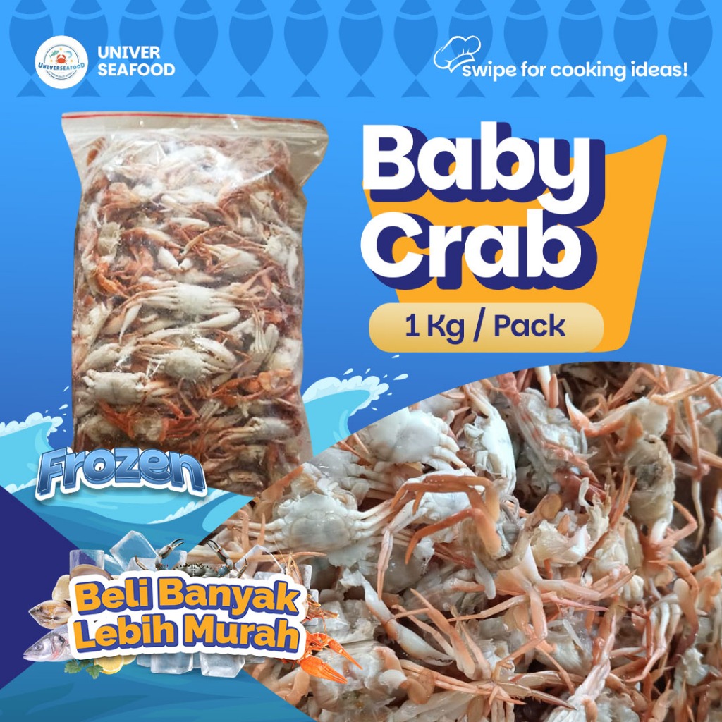 

Baby Crab Frozen 1kg