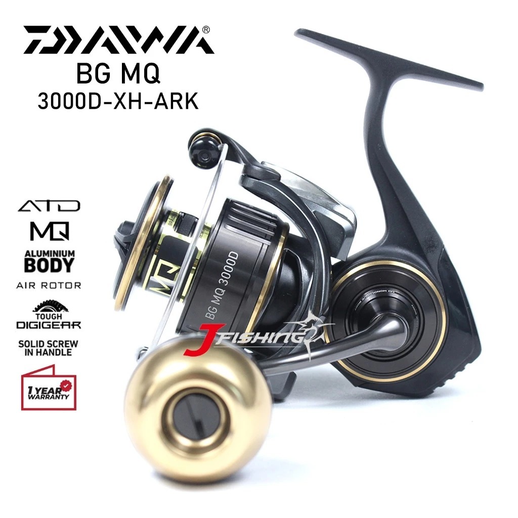 Reel DAIWA BG MQ 21 | 3000 s/d 18000 ARK | Spinning | Power Handle | Kolam Laut Sungai Muara Danau |