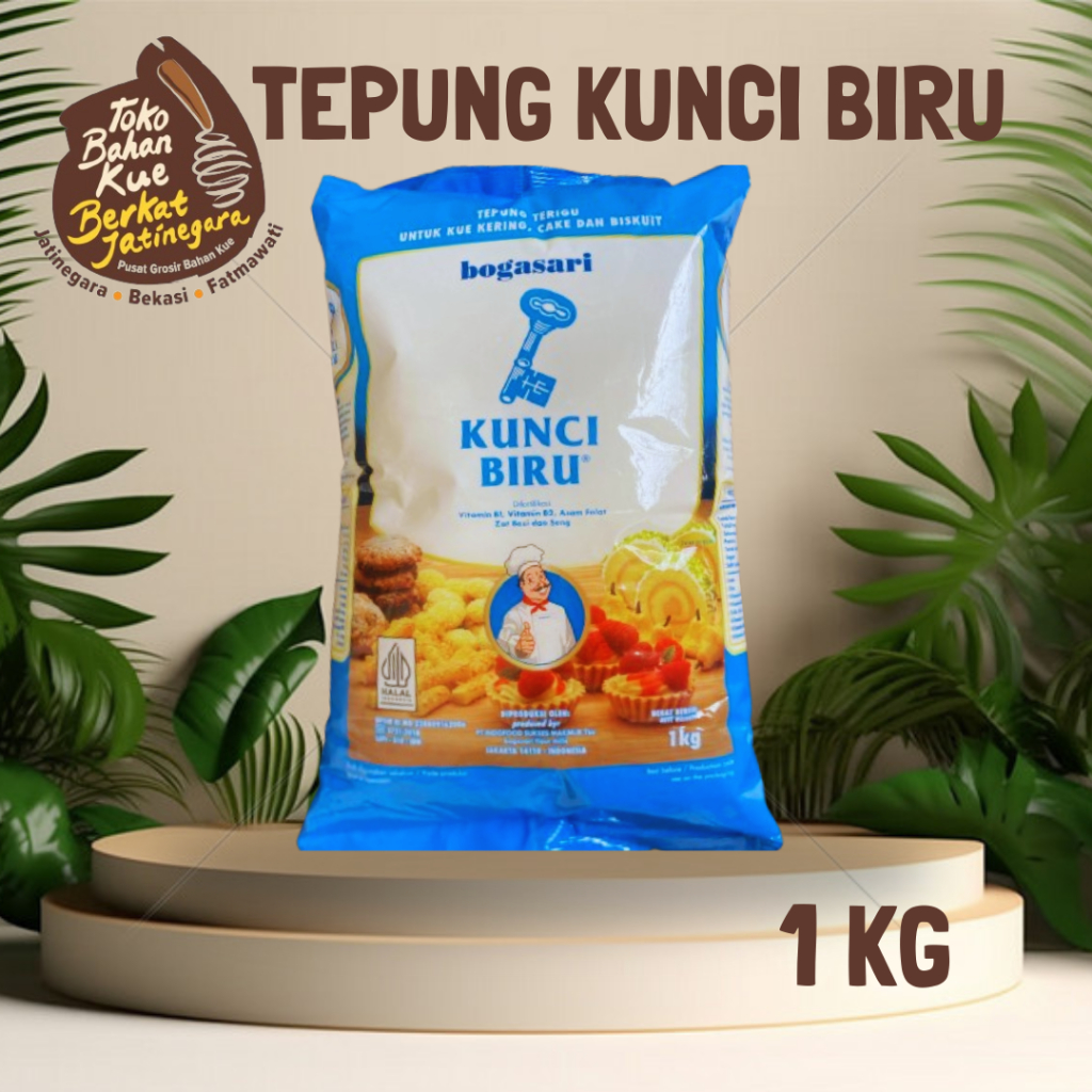 

TEPUNG TERIGU BOGASARI KUNCI BIRU PREMIUM 1 KG / CTN (12 PCS)