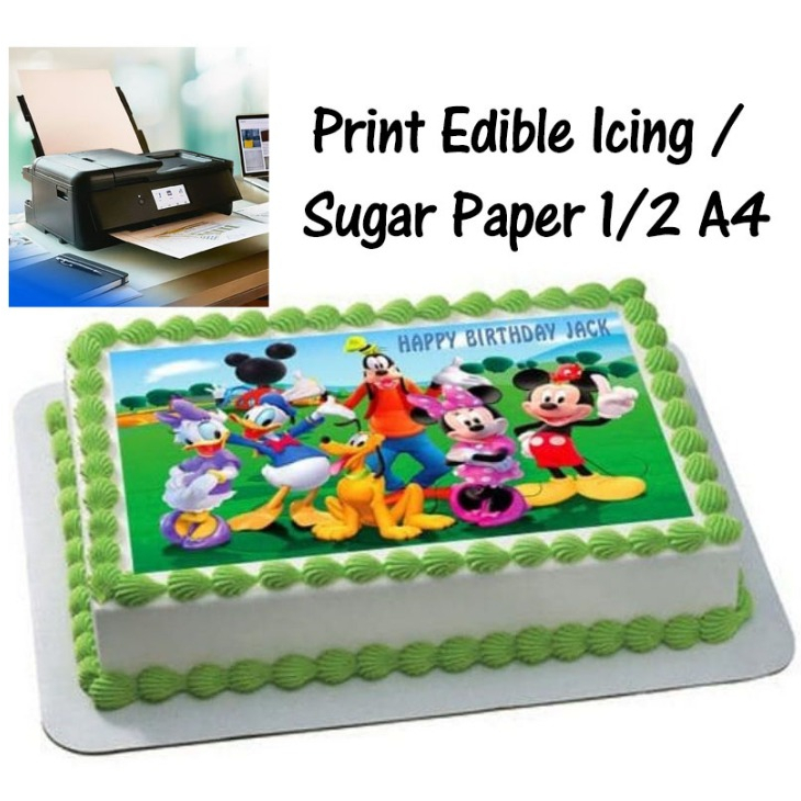 

Print Edible Image Icing / Sugar Paper ukuran 13x20