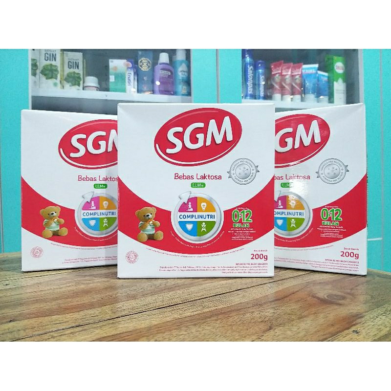 SGM LLM 200 GR | SUSU COMPLINUTRI | BEBAS LACTOSA