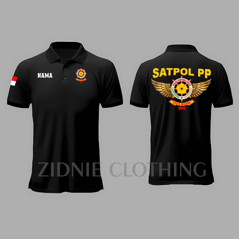 KAOS BAJU POLO SATPOL PP WANGKI POL PP Katun
