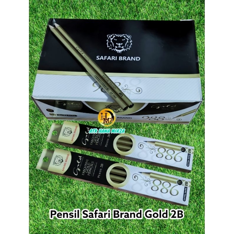 

Pensil 2B Safari Brand Gold SF-988/pak
