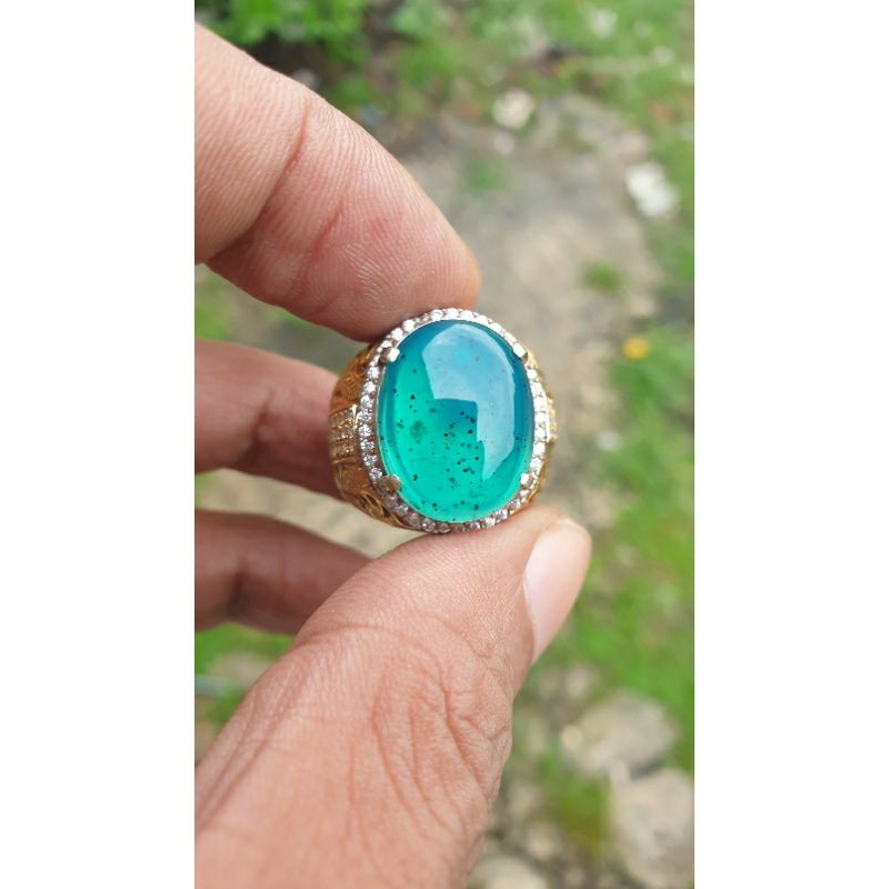 Ring Perak Bacan doko selasih  high quality no minus asli top