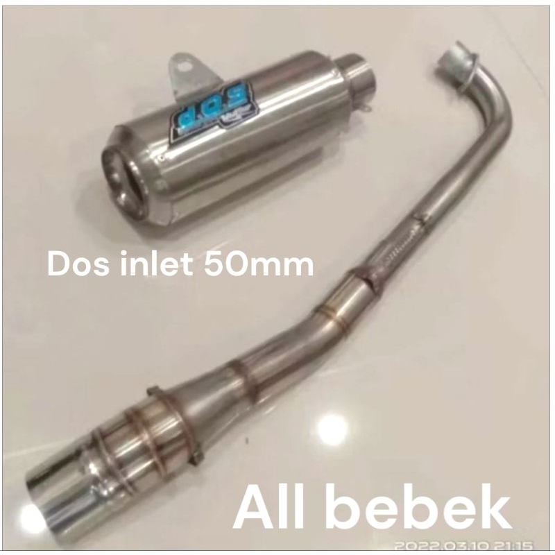 KNALPOT DOS GP1 SUPRA 125 KNALPOT DOS SUPRA 125 BLADE ABSOLUT REVO KNALPOT DOS Supra 125 BLADE KNALP