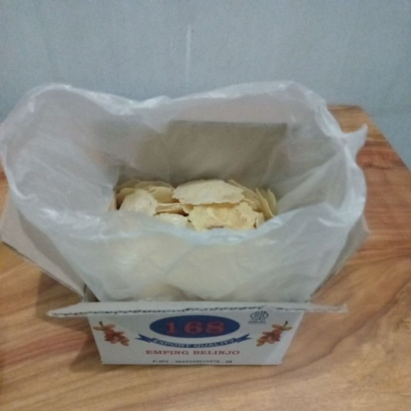 

emping belinjo kemasan 1 kg