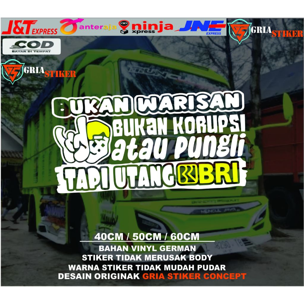 cutting sticker kata-kata stiker kaca mobil canter stiker kaca stiker variasi