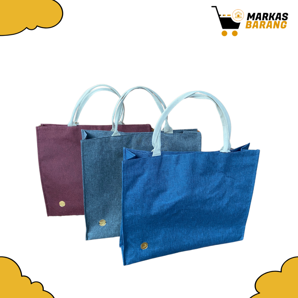 

Tas Hampers Souvenir Kekinian Kanvas Besar Muat Banyak